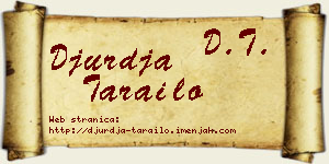 Đurđa Tarailo vizit kartica